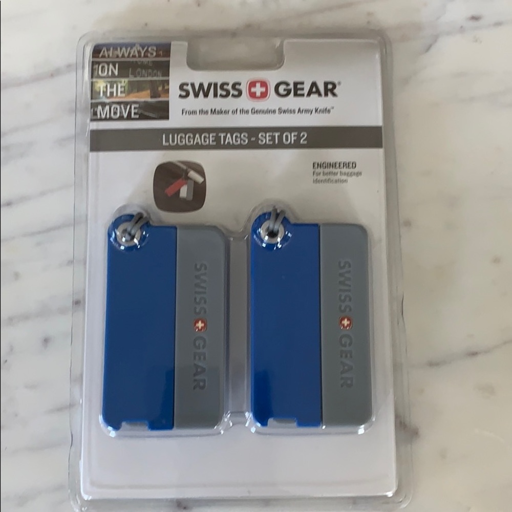 NEW Swiss Gear Luggage Tags (set of 2)🌎